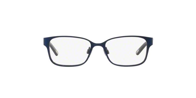 PP8032: Shop Polo Prep Blue Rectangle Eyeglasses at ...