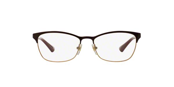 VO3987B: Shop Vogue Red/Burgundy Cat Eye Eyeglasses at ...