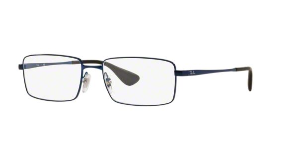 RX6337M: Shop Ray-Ban Blue Square Eyeglasses at LensCrafters