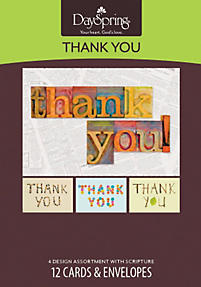 Boxed Cards: Thank You