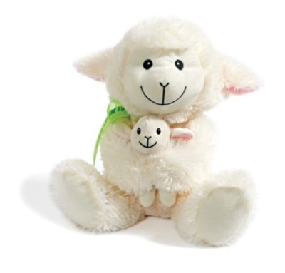 plush easter lamb