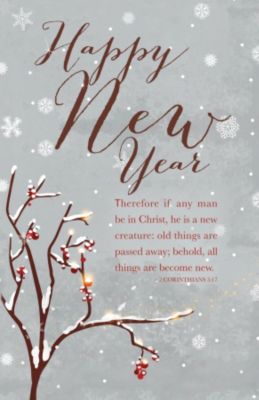 Happy New Year - Bulletin (Pkg 100) New Year | Broadman Church Supplies