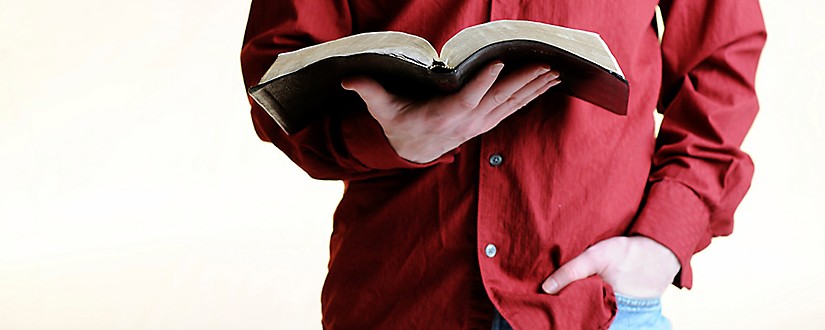 Man with a Bible