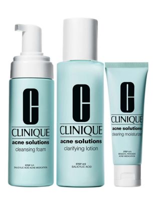 acne clinique treatment skin anti blemish solutions solution clear kit system adult starter cleanser upc upcitemdb formulas effective ten most