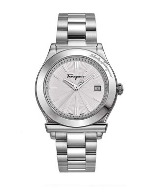 EAN 3400001144586 product image for Ferragamo Men's 1898 Round Stainless Steel Watch | upcitemdb.com