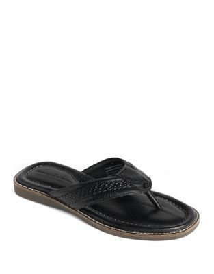 UPC 039794156419 product image for Tommy Bahama Anchors Away Leather Thong Sandals | upcitemdb.com