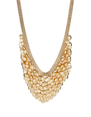 UPC 040355798917 product image for Robert Rose Disc Bib Necklace | upcitemdb.com