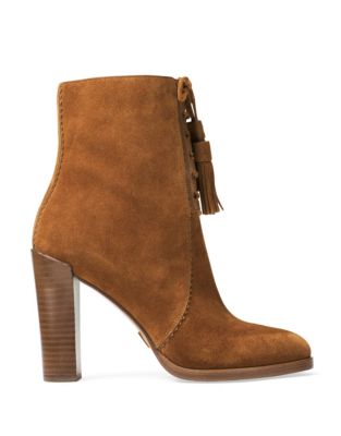 MICHAEL KORS COLLECTION Odile Lace-Up Suede Ankle Boots