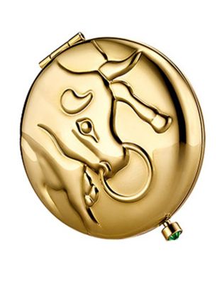 Taurus Zodiac Powder Compact