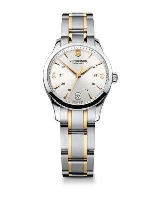 UPC 046928542512 product image for Victorinox Swiss Army Ladies Alliance Two-Tone Stainless Steel Bracelet Watch | upcitemdb.com