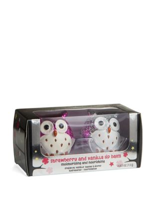 EAN 5060267343895 product image for Natural Products Two-Pack Owl Shaped Moisturizing Lip Balm | upcitemdb.com