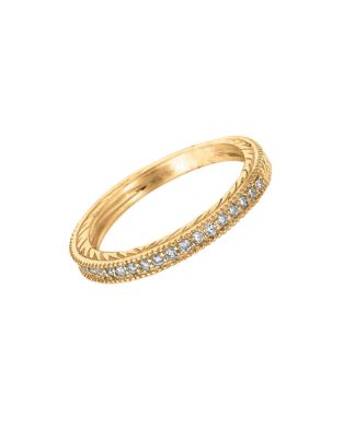 Diamond Band in 14 Kt. Yellow Gold