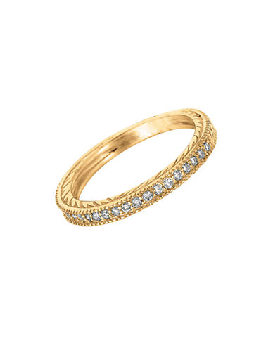 Diamond Band in 14 Kt. Yellow Gold