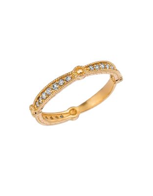 Diamond Ring in 14 Kt. Yellow Gold