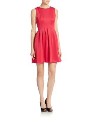 UPC 689886953428 product image for Vince Camuto Pleated Fit and Flare Dress | upcitemdb.com