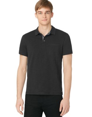 UPC 712683425703 product image for Calvin Klein Jeans Modern Fit Slub Jersey Polo Shirt | upcitemdb.com