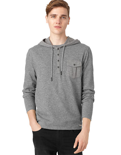 UPC 712683430110 product image for Calvin Klein Jeans Modern Fit Stripe Hoodie | upcitemdb.com
