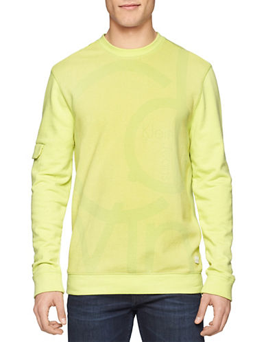 UPC 712683559385 product image for Calvin Klein Jeans French Terry Logo Graphic Sweatshirt | upcitemdb.com