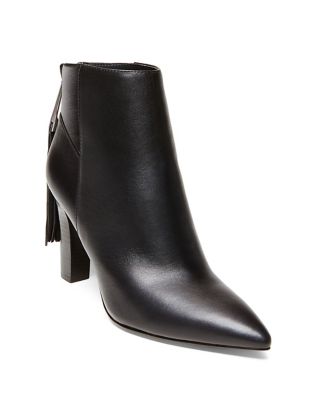 Rakie Leather Tassel-Trim Ankle Boots | Lord & Taylor