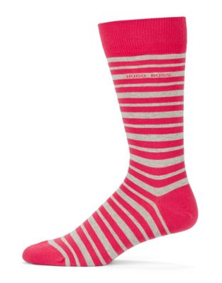 UPC 728678122076 product image for Hugo Boss Striped Cotton Dress Socks | upcitemdb.com