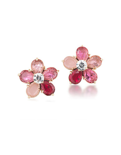 UPC 730588000085 product image for Carolee Pink Sands Floral Stud Earrings | upcitemdb.com