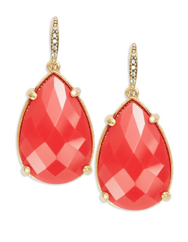 UPC 730588000238 product image for A.B.S. By Allen Schwartz Pave Accented Teardrop Earrings | upcitemdb.com