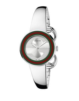 UPC 731903316218 product image for Gucci U-Play Stainless Steel Bangle Watch | upcitemdb.com
