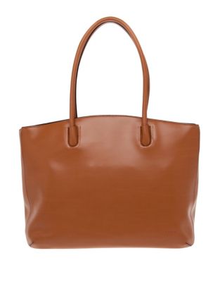 faux leather reversible tote
