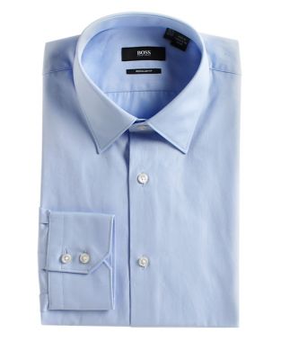 UPC 742228086137 product image for Hugo Boss Slim Fit Cotton Dress Shirt | upcitemdb.com