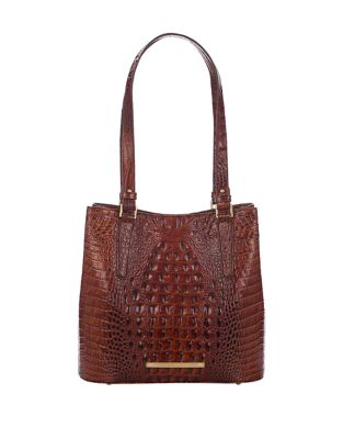 UPC 749034204649 product image for Brahmin Hudson Embossed Leather Bucket Bag | upcitemdb.com