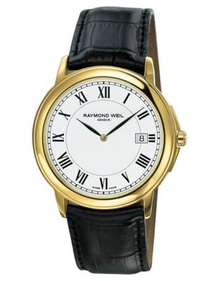 UPC 762115017358 product image for Raymond Weil Men's Tradition Gold Case Watch | upcitemdb.com