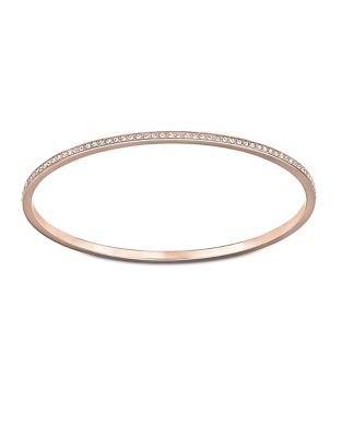 UPC 768549978449 product image for Swarovski Rose Gold & Crystal Ready Bangle Bracelet | upcitemdb.com