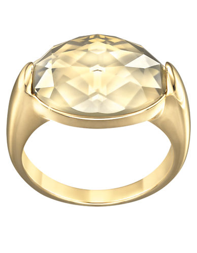 UPC 768549979460 product image for Swarovski Vanilla Gold-Tone Crystal Ring | upcitemdb.com