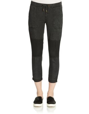 Dittos Cropped Drawstring Pants