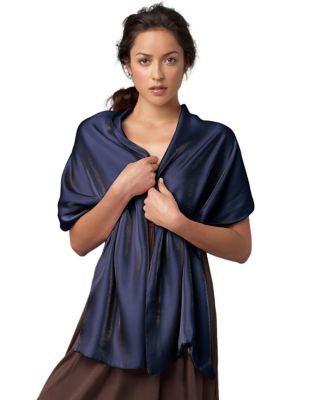 cejon metallic sheen evening wrap