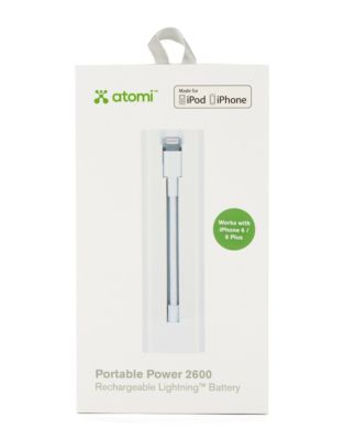 UPC 816134017278 product image for Sharper Image Portable Power Rechargeable Lightning Battery | upcitemdb.com