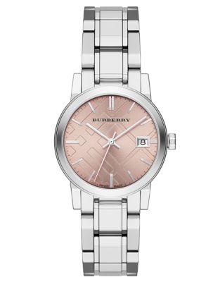 UPC 822138040129 product image for Burberry Ladies' City Silver-Tone Watch | upcitemdb.com