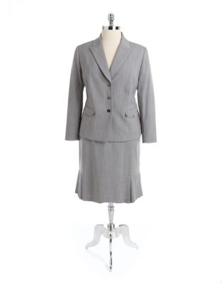 Tahari by ASL Plus Size Suit, Blazer &amp; Pleated-Hem Skirt