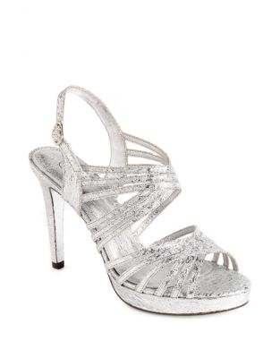 Silver Sparkling Sandals | Lord  Taylor