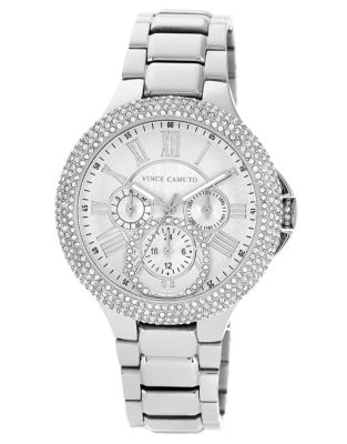 UPC 086702542178 product image for Vince Camuto Ladies Swarovski Crystal Round Bracelet Watch | upcitemdb.com