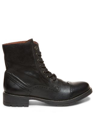 UPC 883925856347 product image for Steve Madden Nathen Wingtip Combat Boots | upcitemdb.com