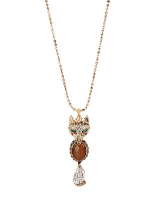 UPC 885043973142 product image for Betsey Johnson Fox Pendant Necklace | upcitemdb.com