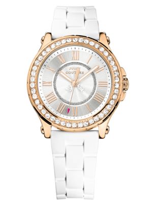 UPC 885997097352 product image for Juicy Couture Ladies' Pedigree Rose Gold-Plated & Crystal Watch | upcitemdb.com