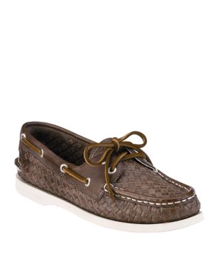 UPC 886129000493 product image for Sperry Top-Sider Authentic Original Woven Leather Boat Shoes | upcitemdb.com