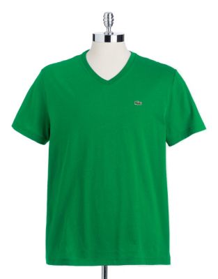 UPC 886619728791 product image for Lacoste Cotton V-Neck T-Shirt | upcitemdb.com