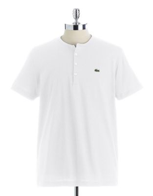 UPC 886619742285 product image for Lacoste Pima Cotton Henley T-Shirt | upcitemdb.com