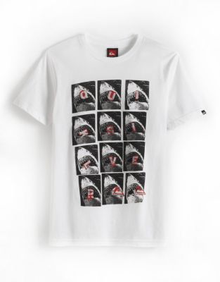 Quiksilver Sharkbait T-Shirt - Short-Sleeve - Boys' White, S