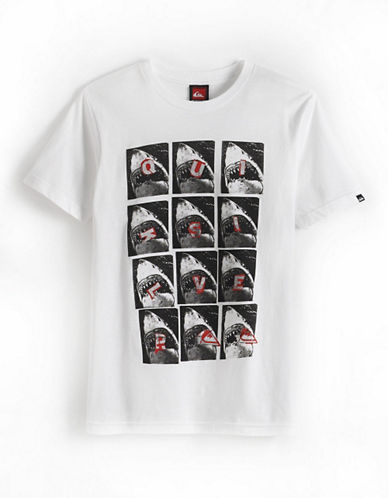 Quiksilver Sharkbait T-Shirt - Short-Sleeve - Boys' White, S