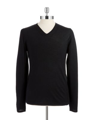 UPC 887447335014 product image for John Varvatos U.S.A. Lightweight V Neck Sweater | upcitemdb.com