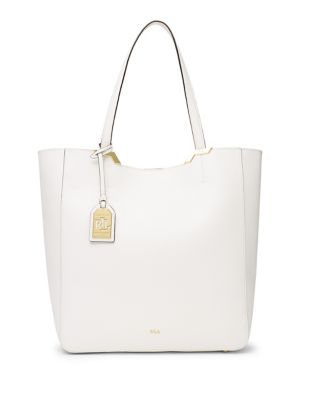 faux leather reversible tote